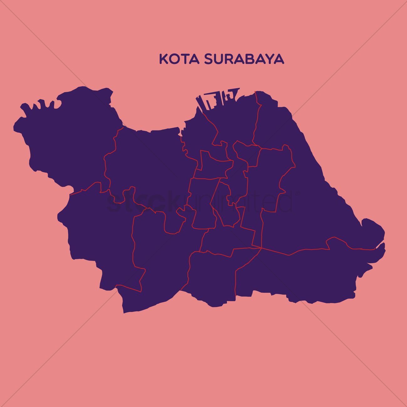 peta surabaya